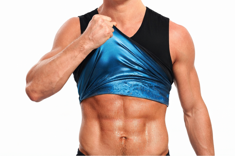 Camiseta reductora hombre efecto sauna