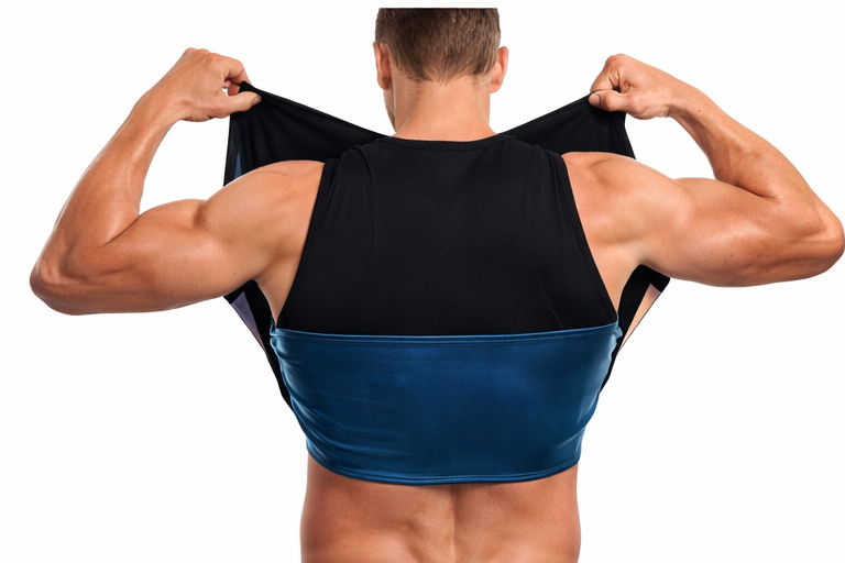 Camiseta reductora hombre efecto sauna